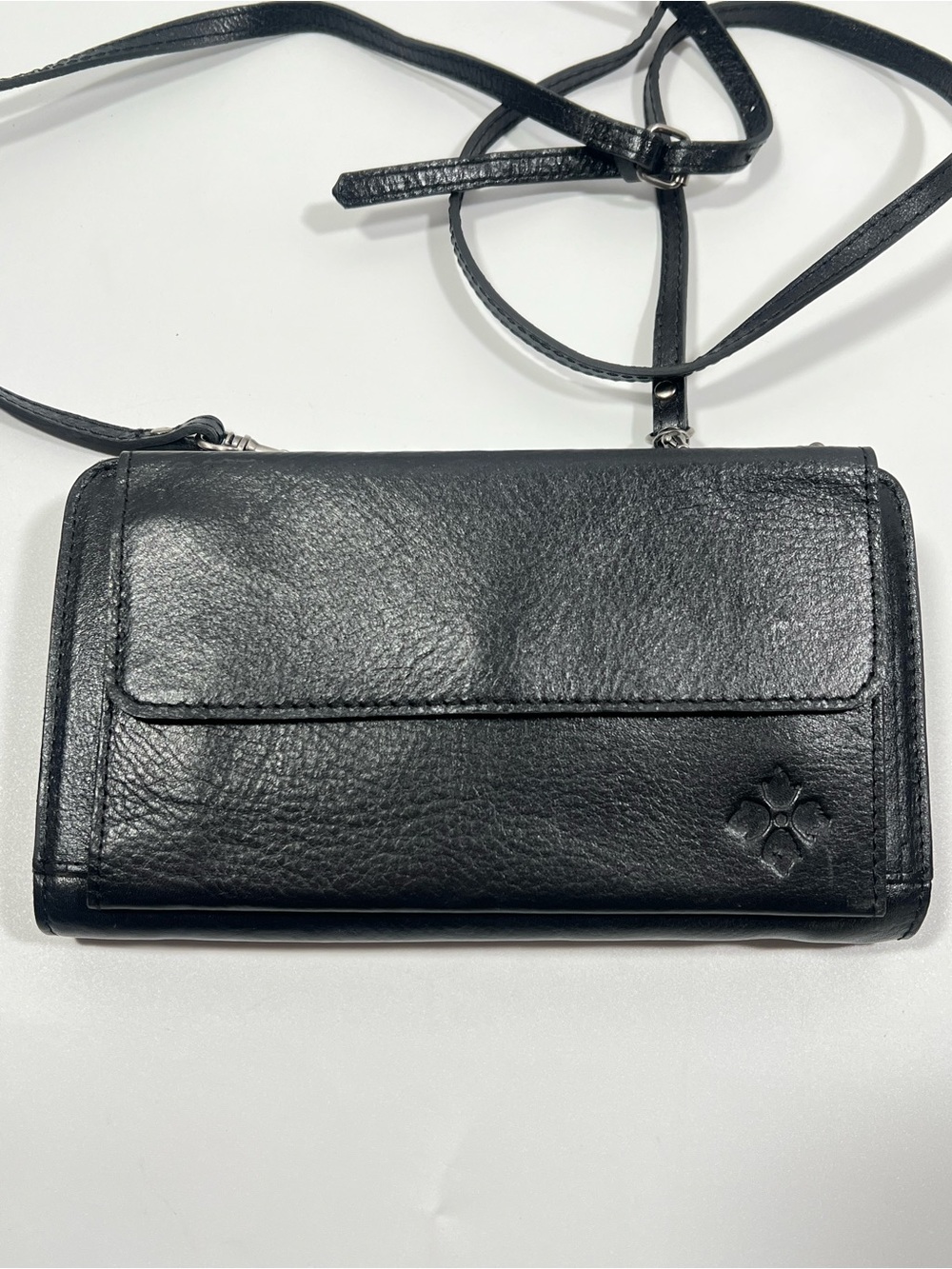 Patricia Nash Small Purse Azario Organizer Wallet Black Leather